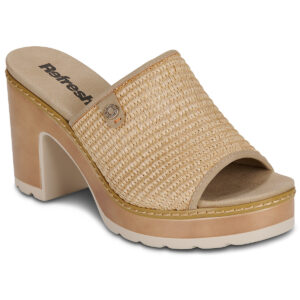 Refresh 175282 Beige Ciabatta Donna