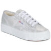 Superga 2740 PLATFORM LAME Argento Sneakers basse Donna