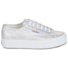 Superga 2740 PLATFORM LAME Argento Sneakers basse Donna - 2