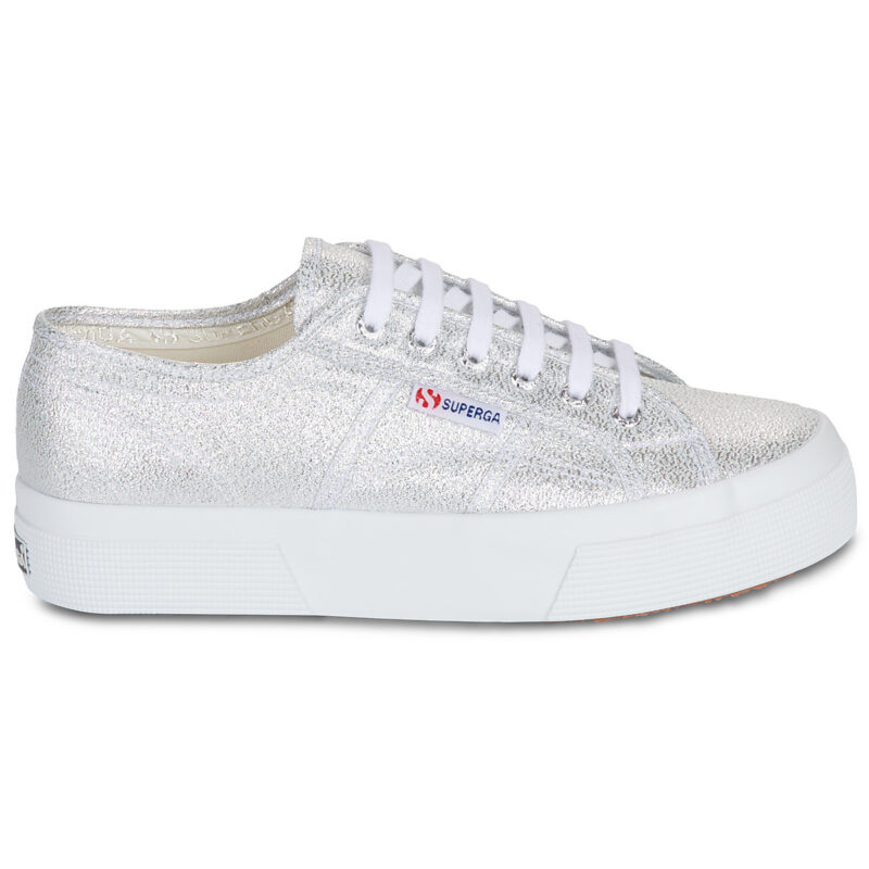 Superga 2740 PLATFORM LAME Argento Sneakers basse Donna - 2
