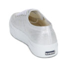 Superga 2740 PLATFORM LAME Argento Sneakers basse Donna - 5