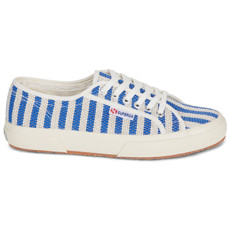 Superga 2750 COTTON STRIPES Blu Sneakers basse Donna - 2