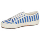 Superga 2750 COTTON STRIPES Blu Sneakers basse Donna - 4