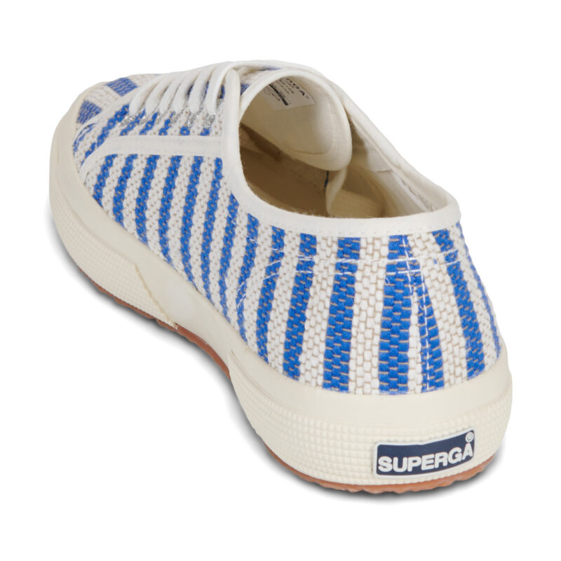 Superga 2750 COTTON STRIPES Blu Sneakers basse Donna - 5