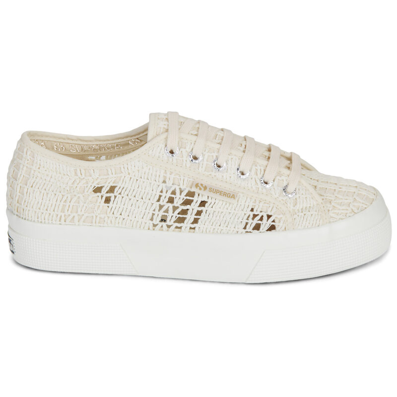 Superga 2740 PLATFORM CROCHET Beige Sneakers basse Donna - 2