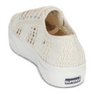 Superga 2740 PLATFORM CROCHET Beige Sneakers basse Donna - 5