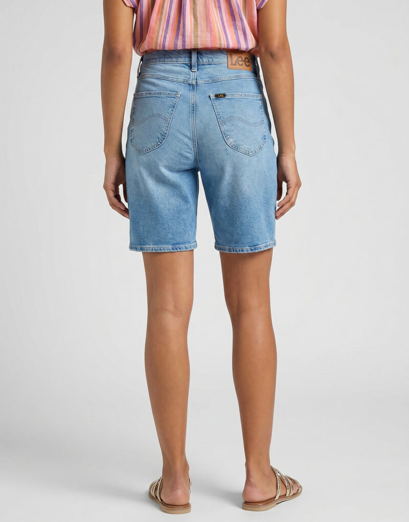 Shorts Lee 5 POCKET SHORT BILLIE Blu Shorts Donna - 4