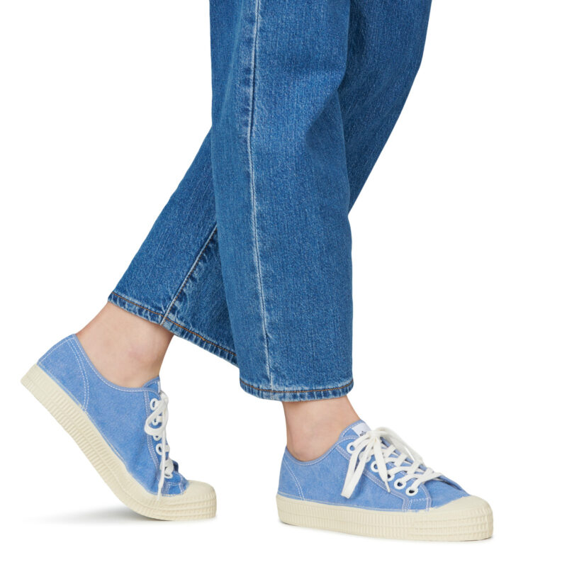 Novesta STAR MASTER WASHED Blue Low Sneakers Women - 8