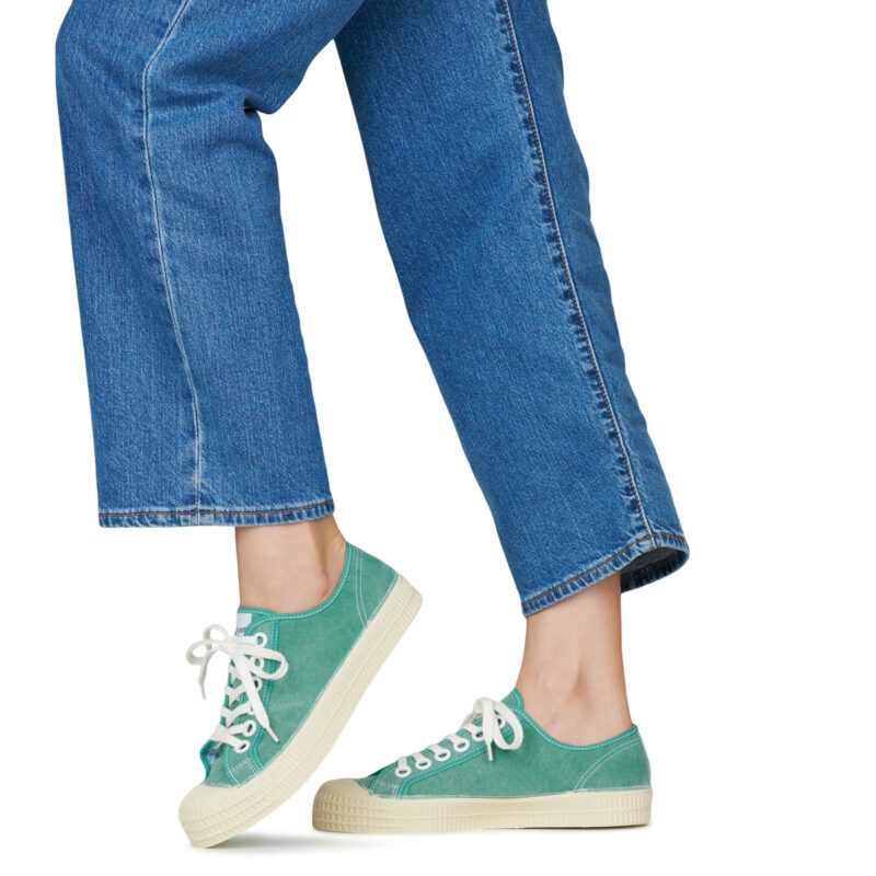 Novesta STAR MASTER WASHED Green Low Sneakers Women - 8