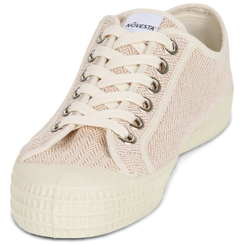 Novesta STAR MASTER HERRINGBONE White Women's Low Sneakers - 3