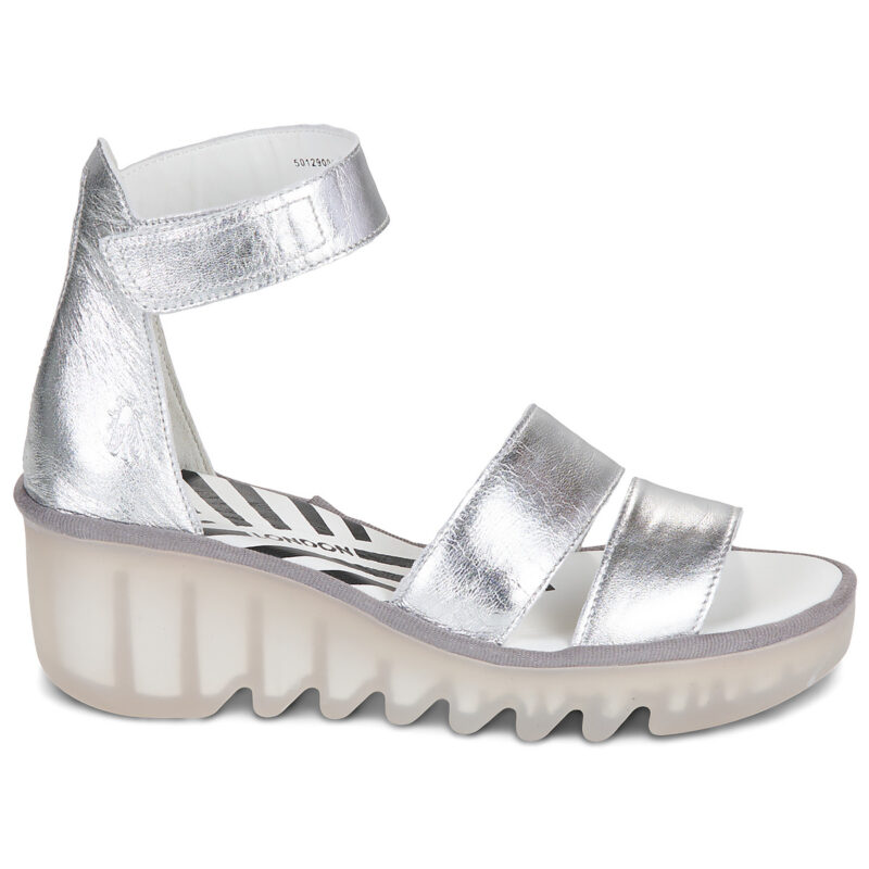 Fly London BONO Argento - Sandali con zeppa Donna - 2