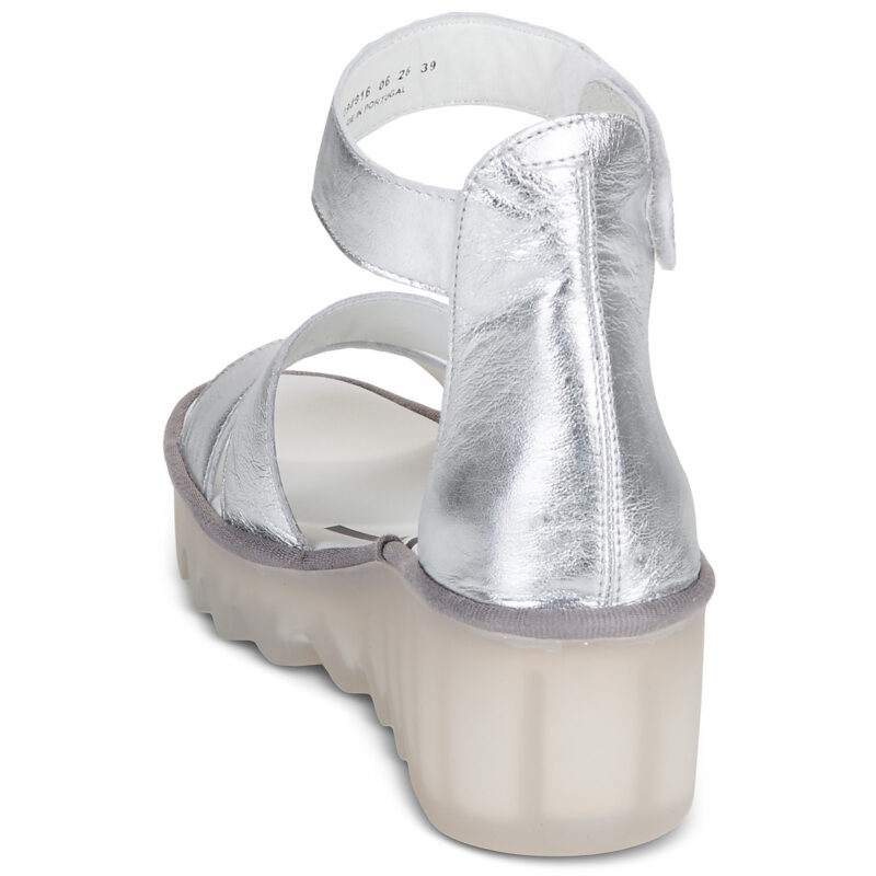 Fly London BONO Argento - Sandali con zeppa Donna - 5