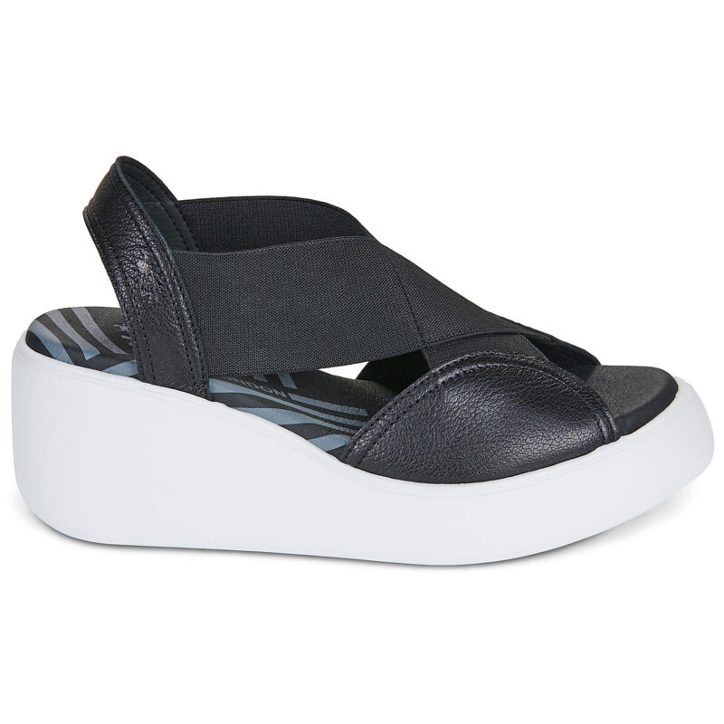 Fly London DAIF Nero Sandali con zeppa Donna - 2