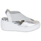 Fly London DAIF Argento Sandali con zeppa Donna - 2