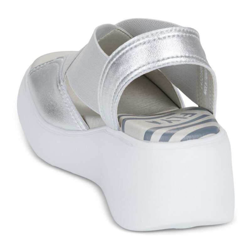 Fly London DAIF Argento Sandali con zeppa Donna - 5
