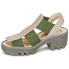 Fly London TEEV Beige Sandali con tacco Donna - 4