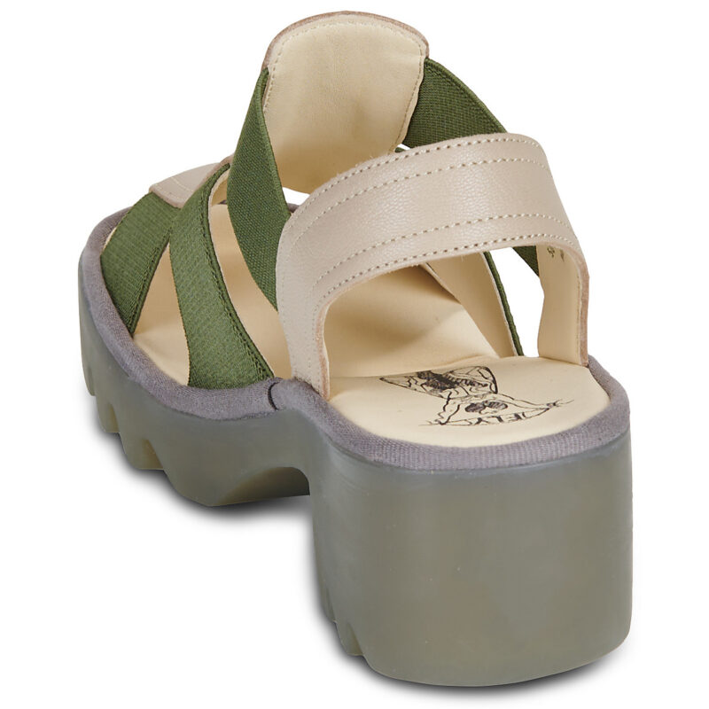 Fly London TEEV Beige Sandali con tacco Donna - 5
