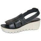 Fly London YOLF Nero Sandali con zeppa Donna - 4