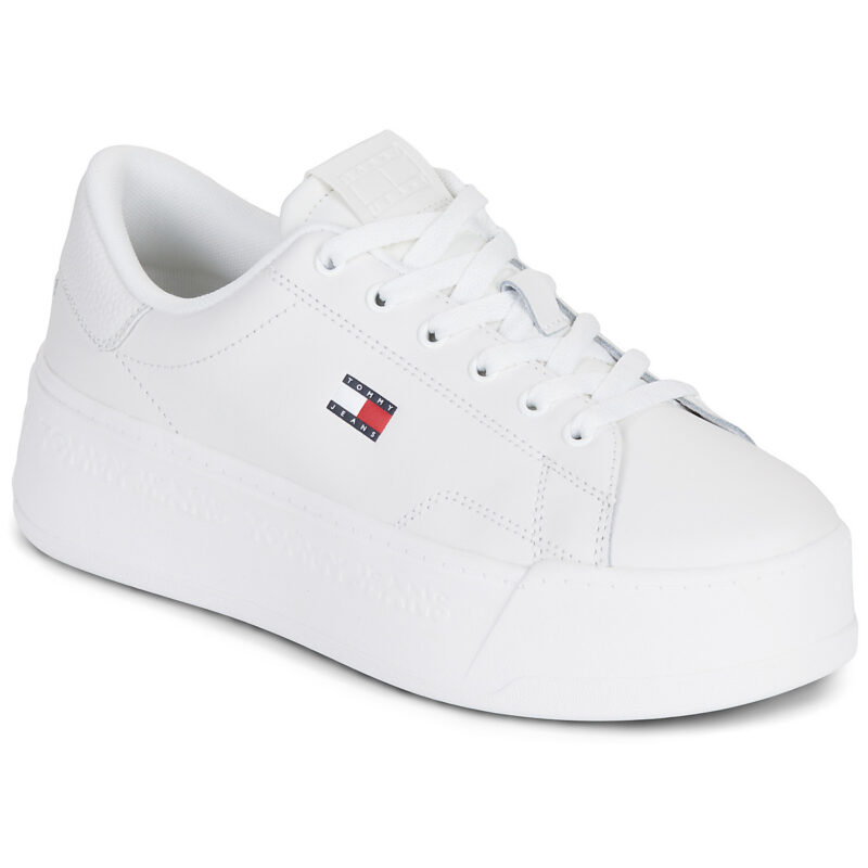 Tommy Jeans PLATFORM LOGO SNEAKER White Low sneakers for women - 1