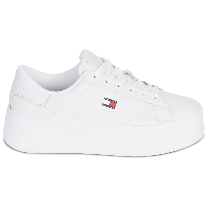 Tommy Jeans PLATFORM LOGO SNEAKER White Low sneakers for women - 2