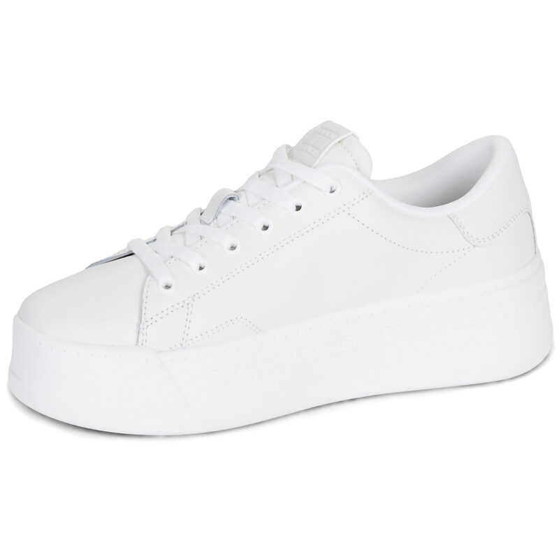 Tommy Jeans PLATFORM LOGO SNEAKER White Low sneakers for women - 4