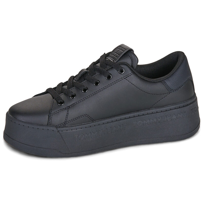 Tommy Jeans PLATFORM LOGO SNEAKER Black Low Sneakers Women - 4