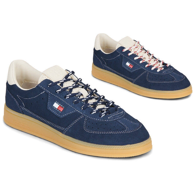 Tommy Jeans MU THE GREENWICH EDGE SUEDE Marine Women's low sneakers - 1