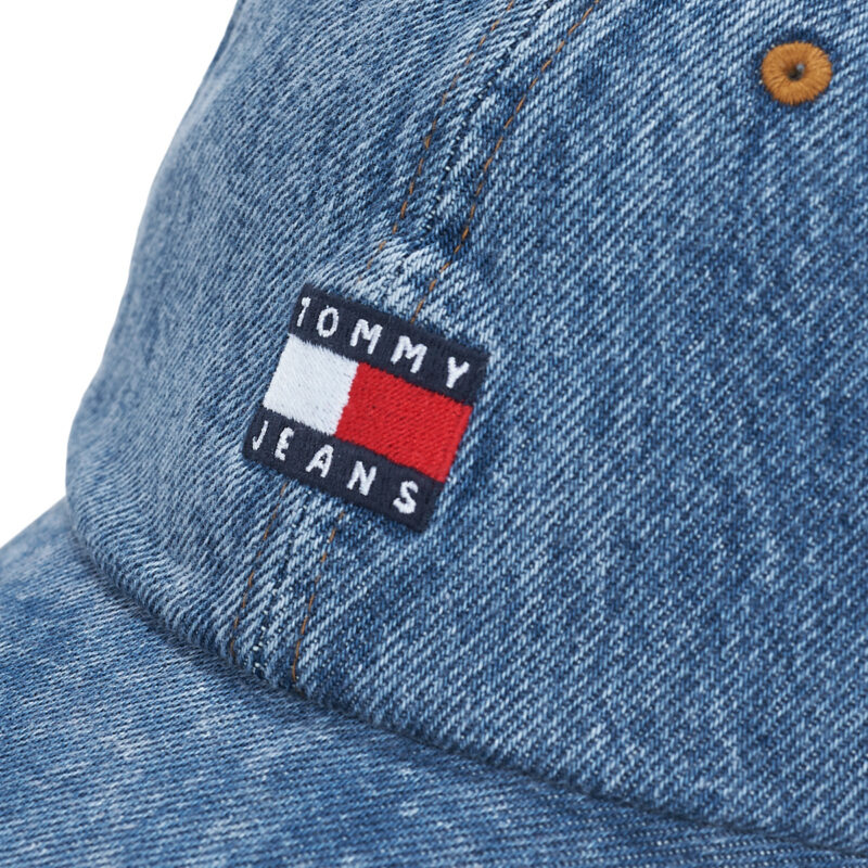 Casquette Tommy Jeans TJW HERITAGE DENIM bleue pour femme - 3