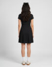 Abito corto Tommy Jeans TJW RIB F F POLO MINI DRESS EXT Nero Abiti corti Donna - 4