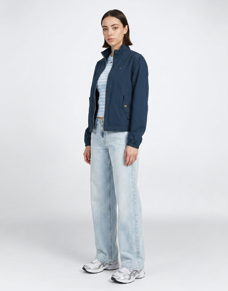 Tommy Jeans TJW REG ZIP COTTON JACKET EXT Marine Women's Jackets - 3
