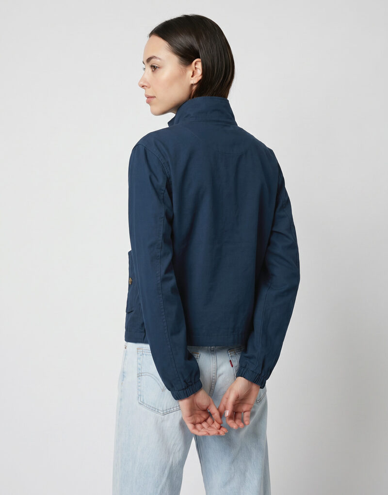 Tommy Jeans TJW REG ZIP COTTON JACKET EXT Marine Women's Jackets - 4