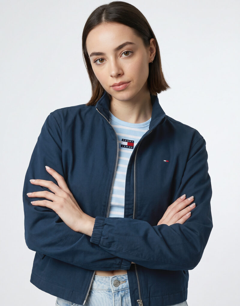 Tommy Jeans TJW REG ZIP COTTON JACKET EXT Marine Women's Jackets - 5