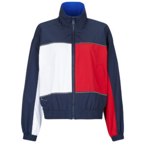 Giacca  Tommy Jeans  TJW FLAG HIGH NECK JACKET  Blu -  Giacche Donna
