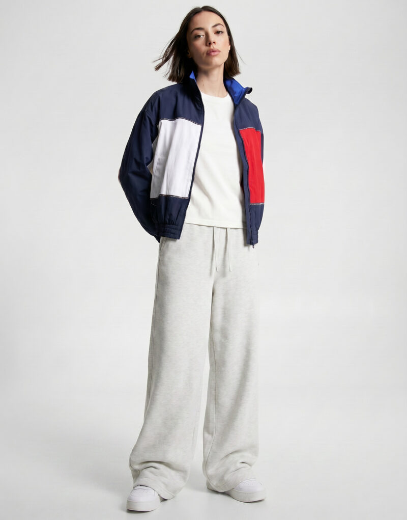 Tommy Jeans TJW FLAG HIGH NECK JACKET Blue Women's Jackets - 3