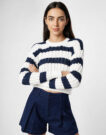 Maglione Tommy Jeans TJW LOOSE CABLE SWEATER EXT Bianco Maglioni Donna - 2