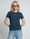 T-shirt Tommy Jeans TJW REG US LINEAR SS TEE Marine T-shirt maniche corte Donna - 2