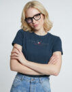 T-shirt Tommy Jeans TJW REG US LINEAR SS TEE Marine T-shirt maniche corte Donna - 5