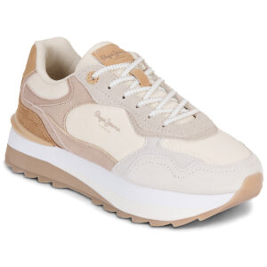Pepe jeans  FREYA LEA W  Beige -  Sneakers basse Donna