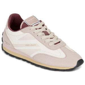 Pepe jeans  JANE BRAND W  Beige -  Sneakers basse Donna