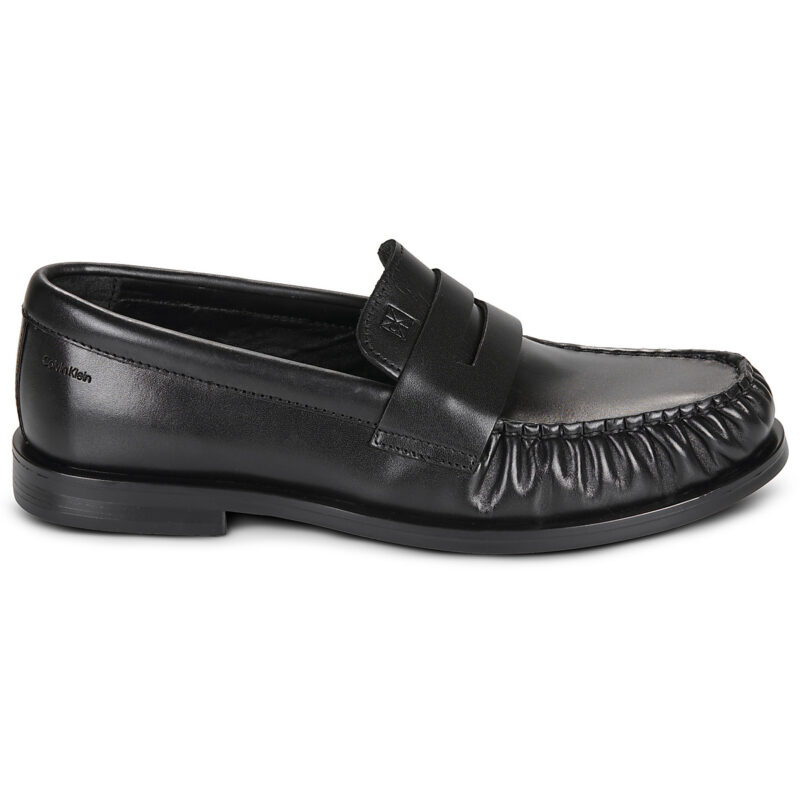 Calvin Klein Jeans ROUND LOAFER LTH Nero Mocassini Donna - 2
