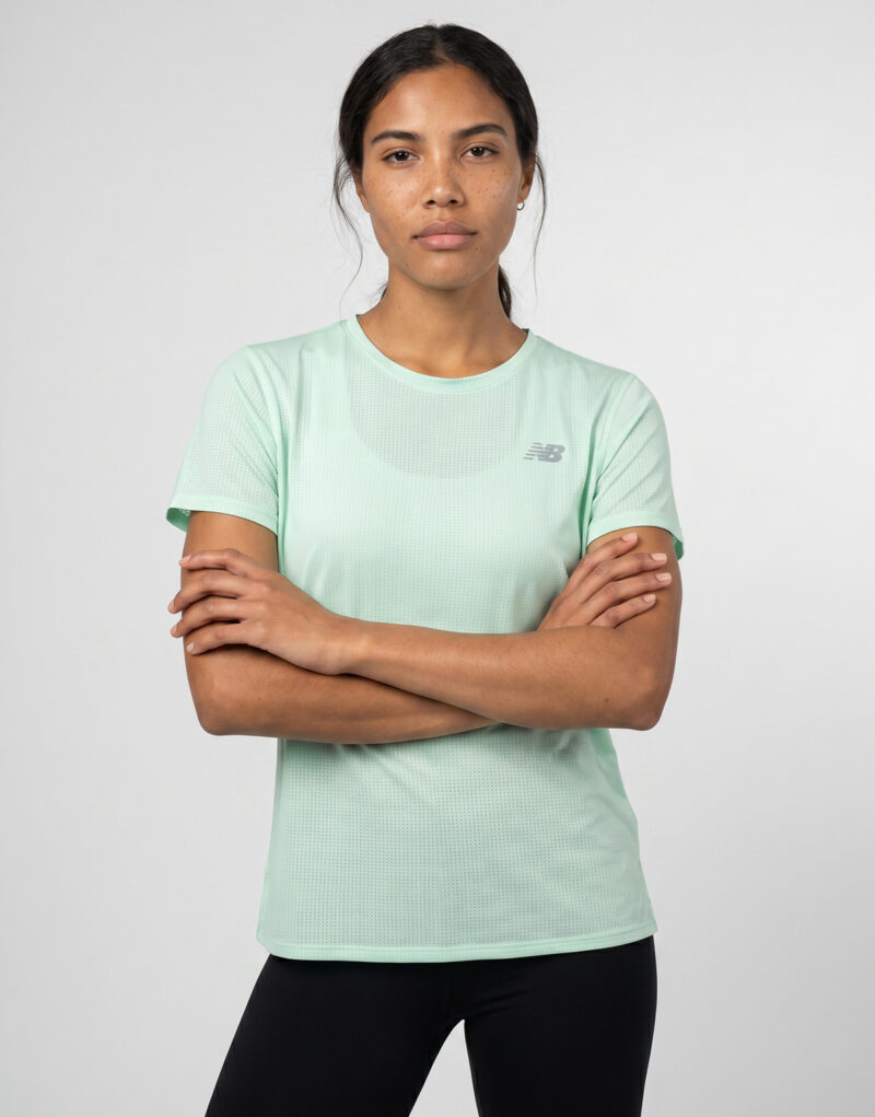 T-shirt New Balance ESSENTIAL T-SHIRT Verde T-shirt maniche corte Donna - 2