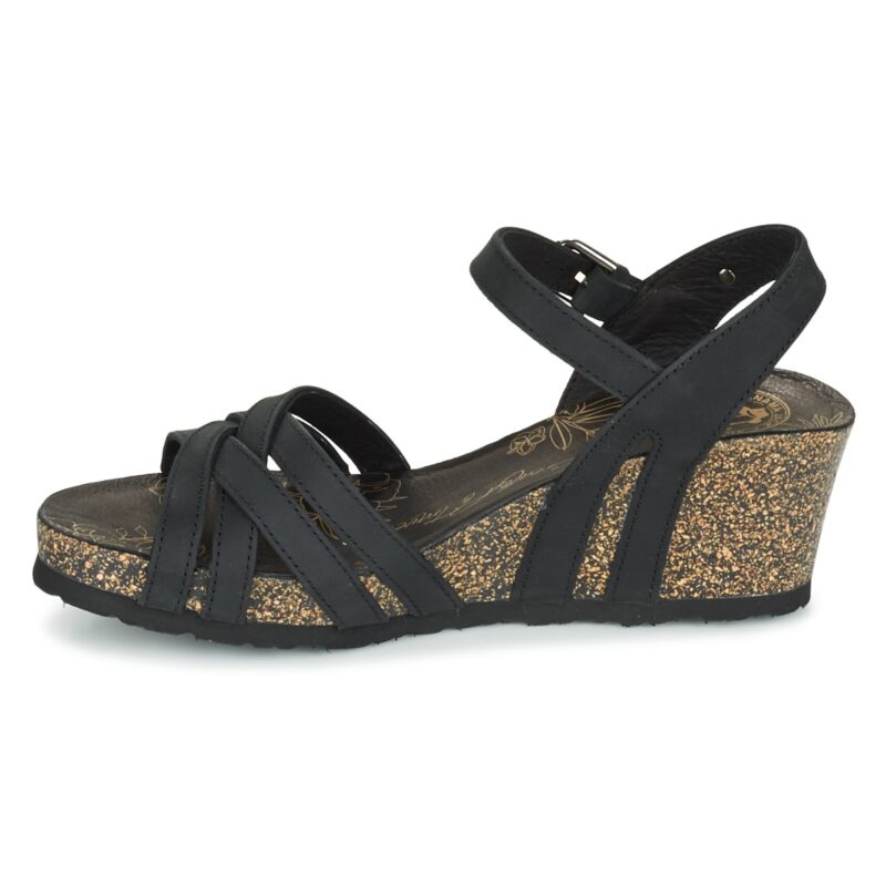 Panama Jack VERA Nero Sandali con zeppa Donna - 4