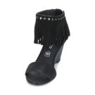 Les Petites Bombes NADIA Nero Sandali con zeppa Donna - 3