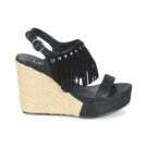 Les Petites Bombes SABINE Nero Sandali con zeppa Donna - 2