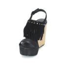 Les Petites Bombes SABINE Nero Sandali con zeppa Donna - 3