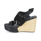 Les Petites Bombes SABINE Nero Sandali con zeppa Donna - 4