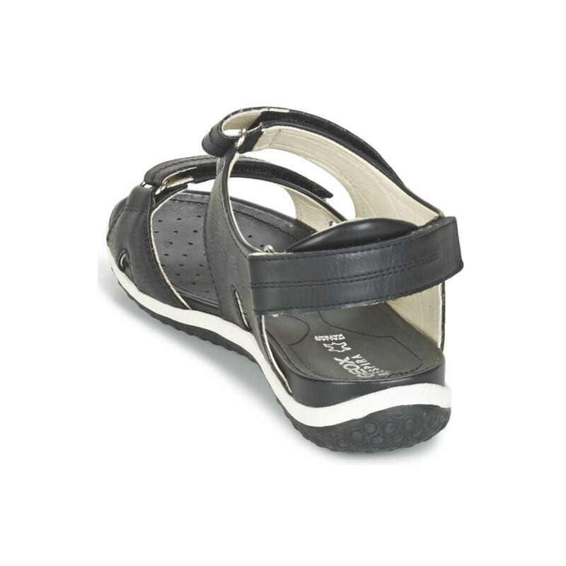 Geox D SAND.VEGA A Nero Sandali bassi Donna - 5