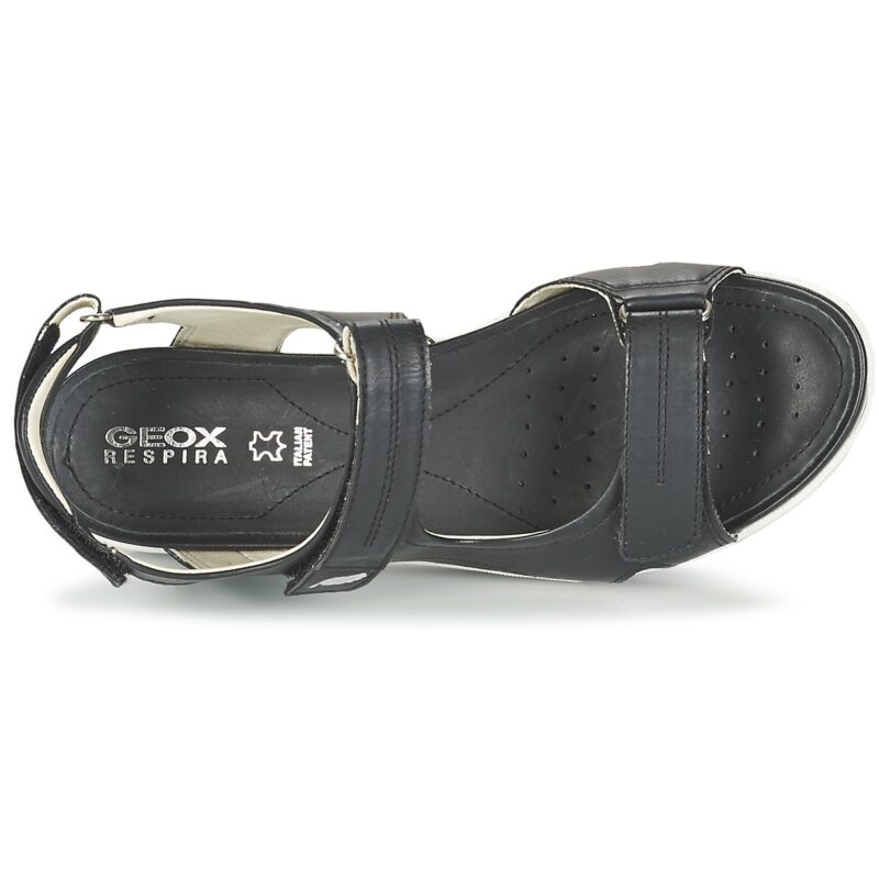Geox D SAND.VEGA A Nero Sandali bassi Donna - 6