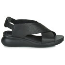 Camper BALLOON Black Wedge Sandals Women - 2