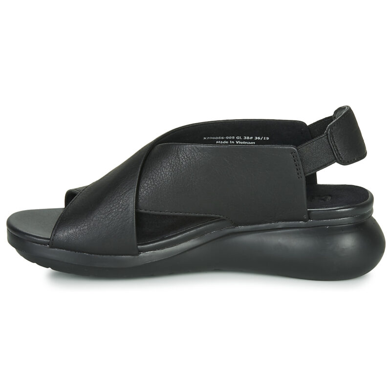 Camper BALLOON Black Wedge Sandals Women - 4